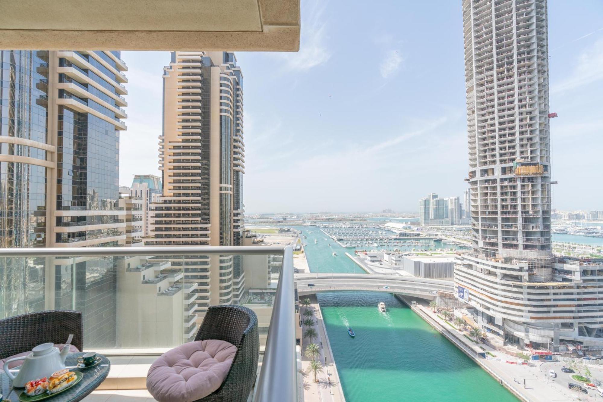 Vacay Lettings -2 Bed Iris Blue Dubai Marina公寓 外观 照片